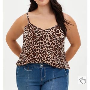 Torrid Ava leopard cami NWT